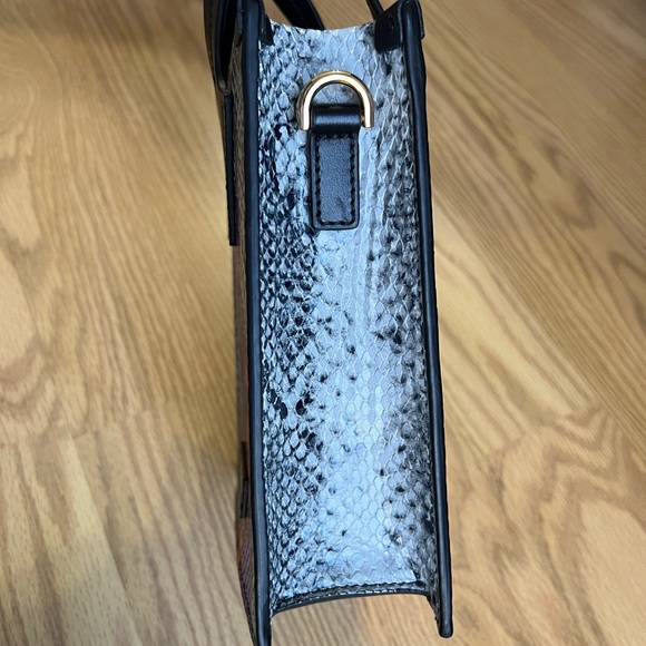 Versace Python Print Greca Crossbody Shoulder Bag - Picture 5 of 5